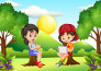 do children story book illustration and book cover with ai